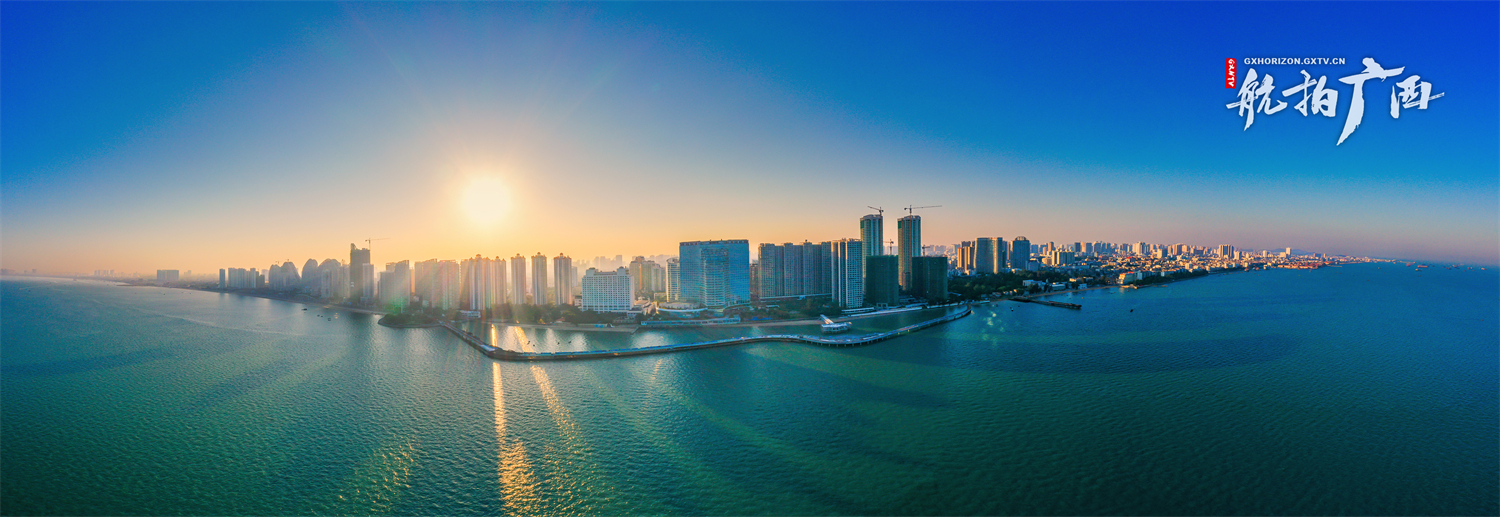 大美北海城市天际线