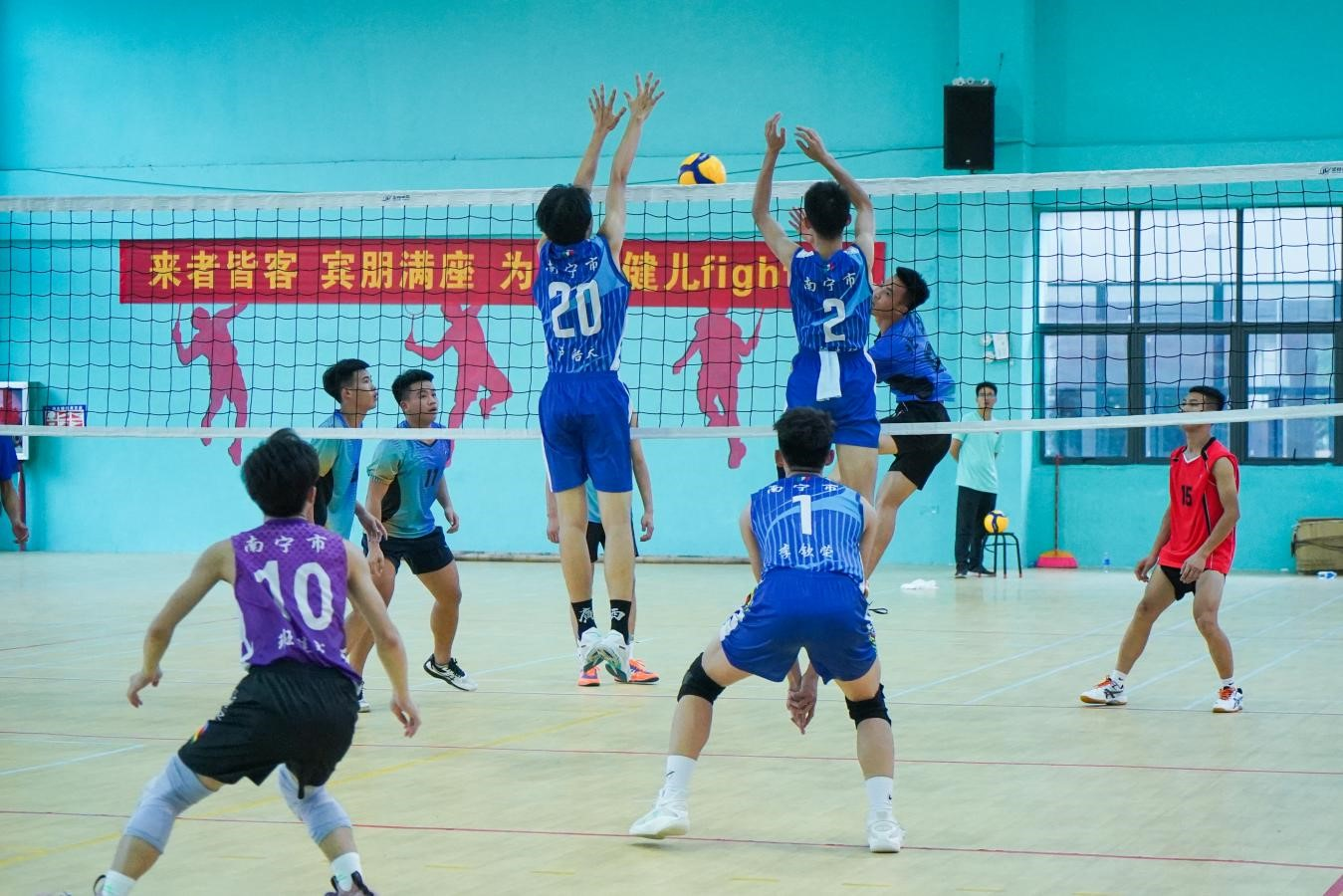 广西壮族自治区第十三届学生运动会排球比赛（中学组）圆满落幕