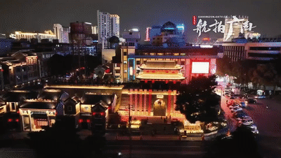 夜幕下的仓西门