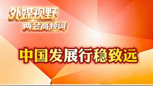 聚焦中国两会，今日高频词“中国发展行稳致远”